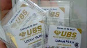 Harga Emas Batangan UBS Di Pegadaian 13 Juni 2021